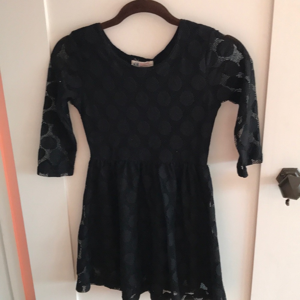 Black circle pattern dress from H&M.